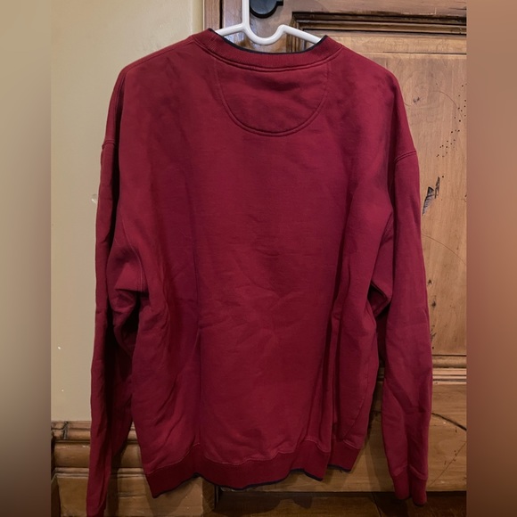 Vintage 80s/90s Red Golfer Patch Crew Neck. MCC Sport - Picture 4 of 4